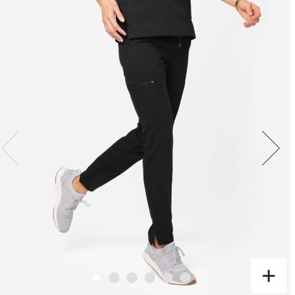 FIGS Yola Skinny Scrub Pants, S Black NWT